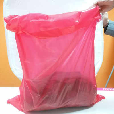 حقيبة قابلة للذوبان في الماء 65C PVA تستخدم في المستشفى الطبي لغسيل قابل للذوبان وحقيبة بيولوجية للسيطرة على العدوى